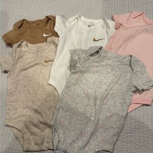 Nike Kids Bodysuits - Brown, White, Pink, Gray